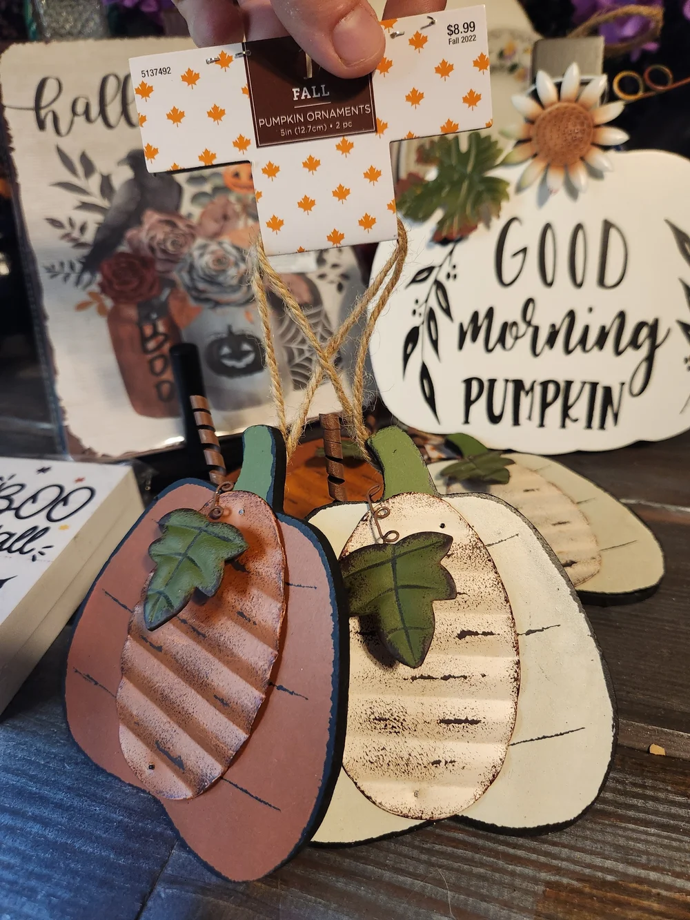 Fall Pumpkins Country Home Decor Bundle 7 Pieces Hobby Lobby